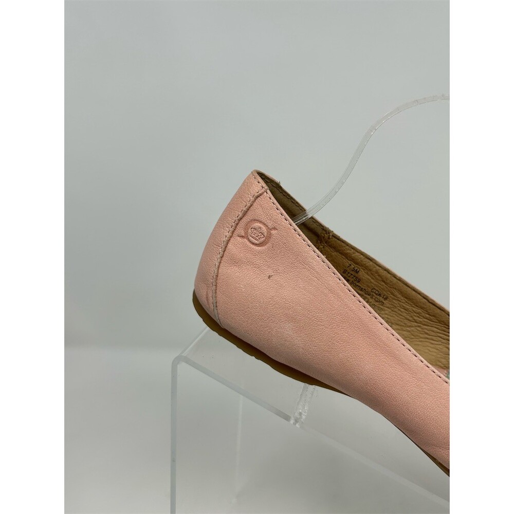 Born Ballet Flats Womens 7.5M Light Pink Twisted Knot Toe Slip On Comfort Shoes - Picture 2 of 14